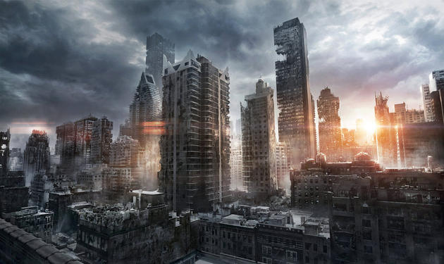 New York Ruins Post-Apocalypse