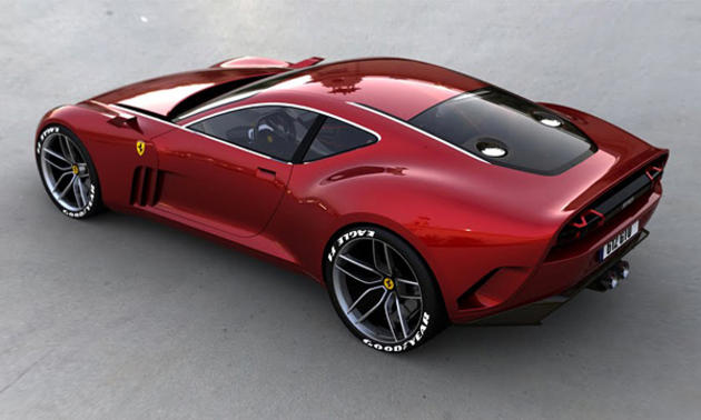 3d designed ferrari