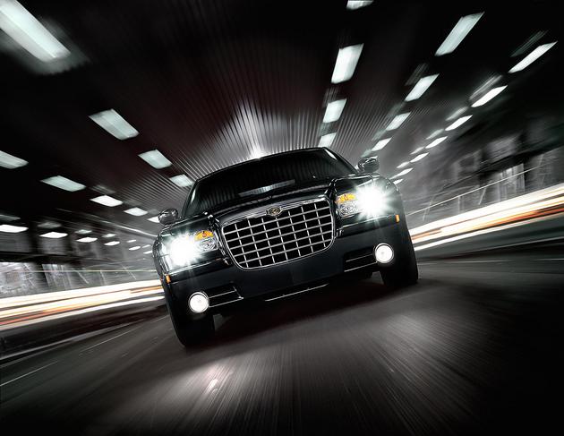 Chrysler 300 in the tunnel