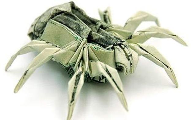 Stunning Origami Made Using Only Money I Like To Waste My Time