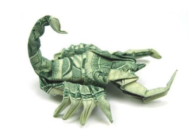 scorpion origami