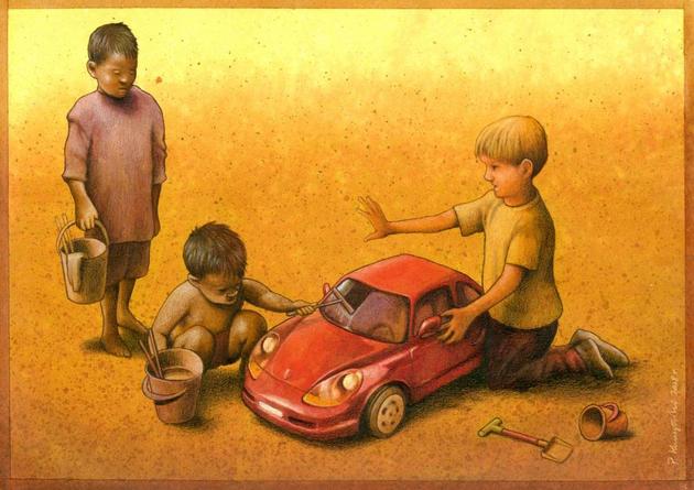 Pawel Kuczynski Satirical Art