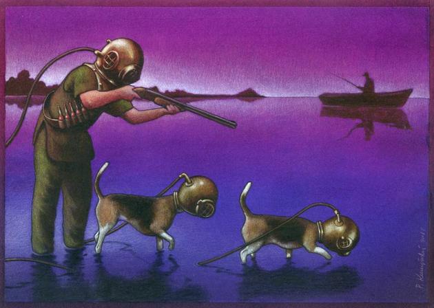 Pawel Kuczynski Satirical Art