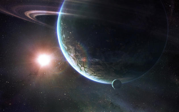 Sunshine Planets HD Wallpaper