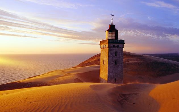 Rubjerg Lighthouse HD Wallpaper