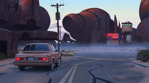 Simon Stalenhag Futuristic Art