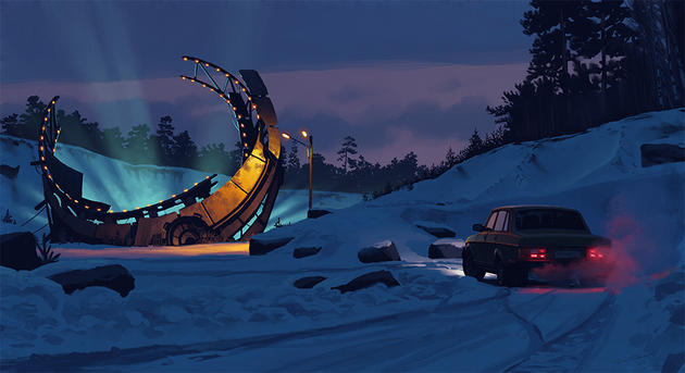 Simon Stalenhag Futuristic Art