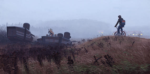 Simon Stalenhag Futuristic Art