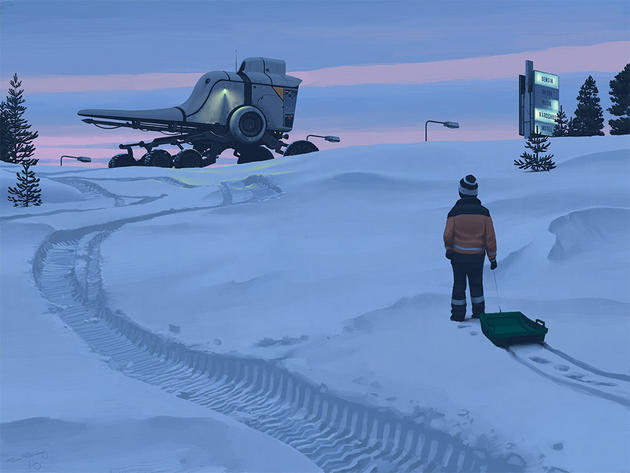 Simon Stalenhag Futuristic Art