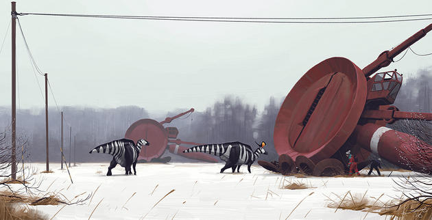 Simon Stalenhag Futuristic Art