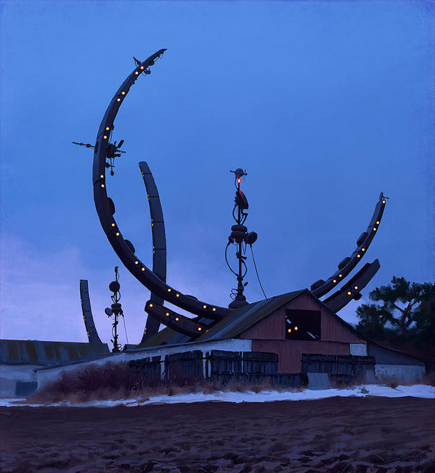 Simon Stalenhag Futuristic Art