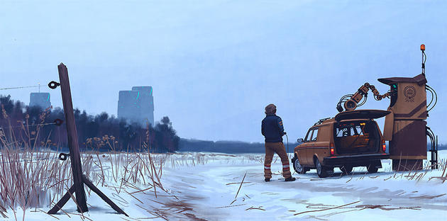 Simon Stalenhag Futuristic Art