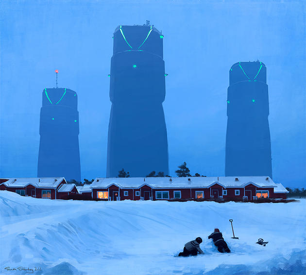 Simon Stalenhag Futuristic Art