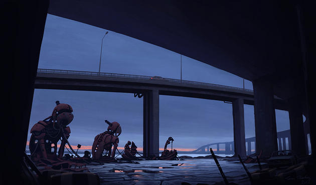 Simon Stalenhag Futuristic Art