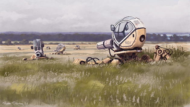 Simon Stalenhag Futuristic Art