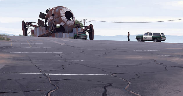 Simon Stalenhag Futuristic Art