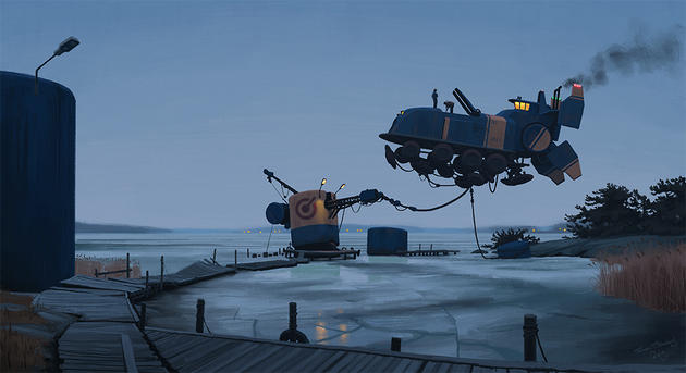 Simon Stalenhag Futuristic Art