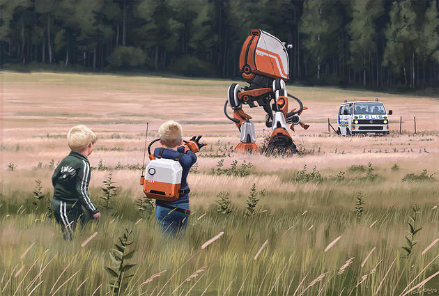 Simon Stalenhag Futuristic Art