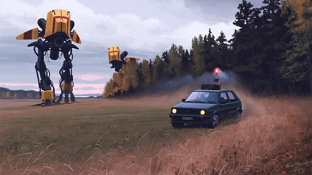 Simon Stalenhag Futuristic Art