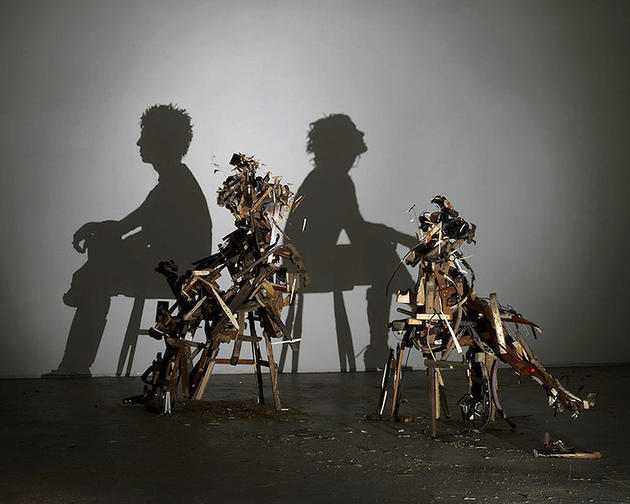 Shadow Art by Tim Noble and Sue Webster