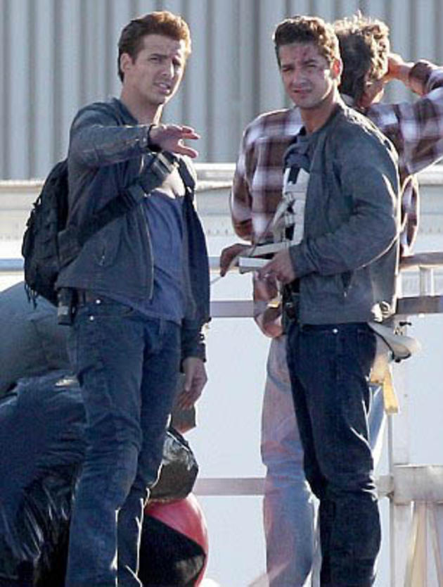 Shia Labeouf and his Stunt Double