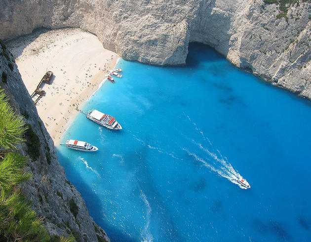 Smugglers Cove in Greece