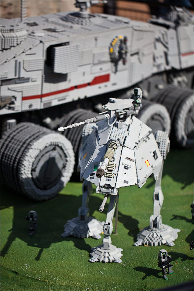 Star wars recreations made from Lego