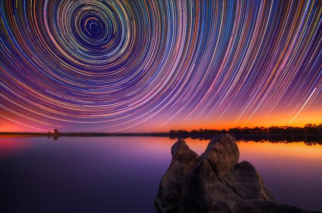 Australian Startrails by Lincoln Harrison