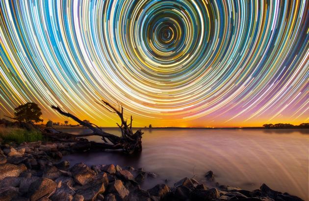 Australian Startrails by Lincoln Harrison