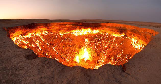 Door to hell in Turkmenistan