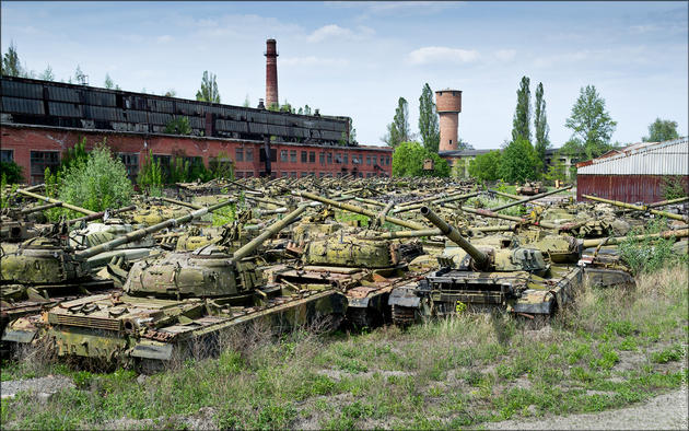 Kharkov Ukraine Tank Depot Overhaul