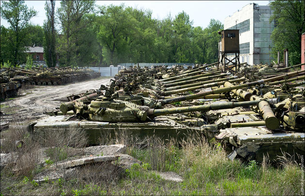 Kharkov Ukraine Tank Depot Overhaul