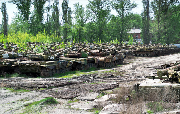 Kharkov Ukraine Tank Depot Overhaul