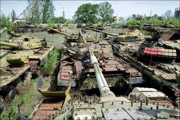 Kharkov Ukraine Tank Depot Overhaul