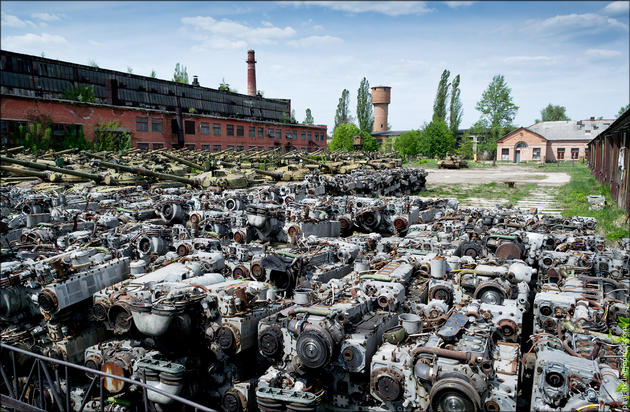 Kharkov Ukraine Tank Depot Overhaul