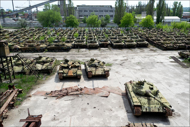 Kharkov Ukraine Tank Depot Overhaul