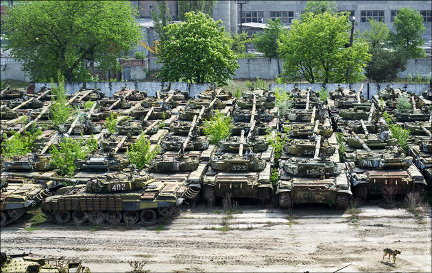 Kharkov Ukraine Tank Depot Overhaul