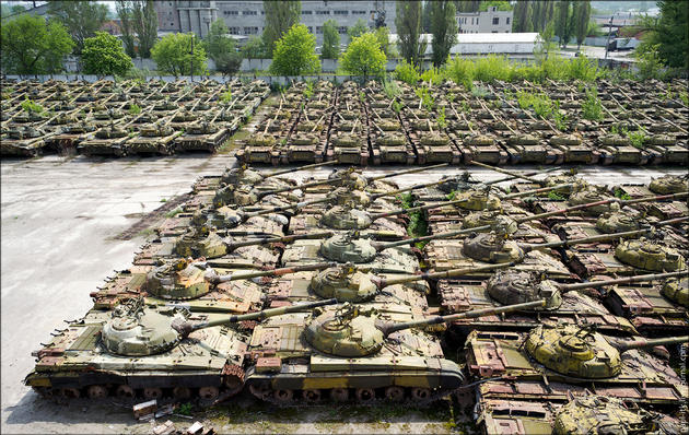 Kharkov Ukraine Tank Depot Overhaul