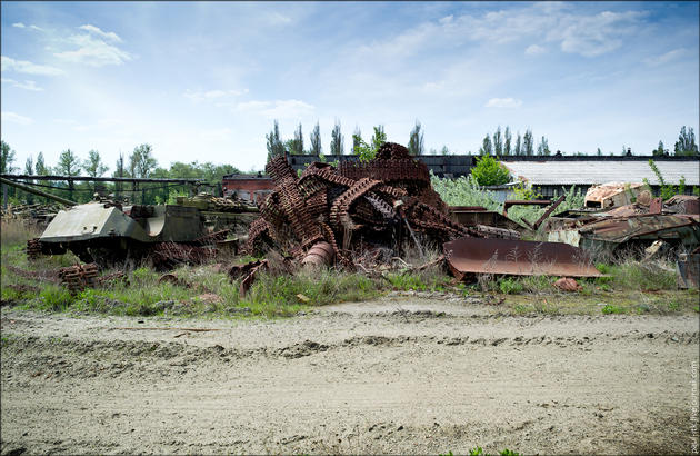 Kharkov Ukraine Tank Depot Overhaul