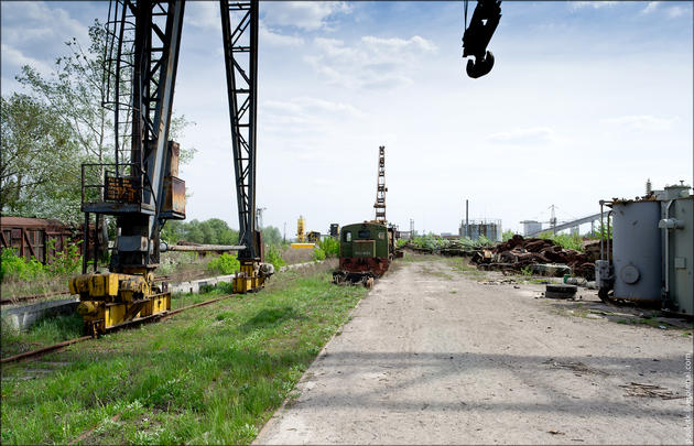 Kharkov Ukraine Tank Depot Overhaul