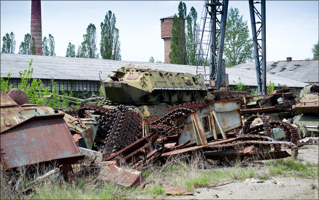 Kharkov Ukraine Tank Depot Overhaul