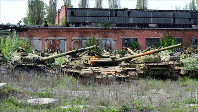 Kharkov Ukraine Tank Depot Overhaul