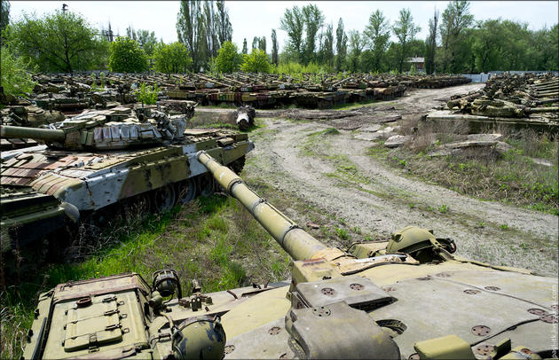 Kharkov Ukraine Tank Depot Overhaul