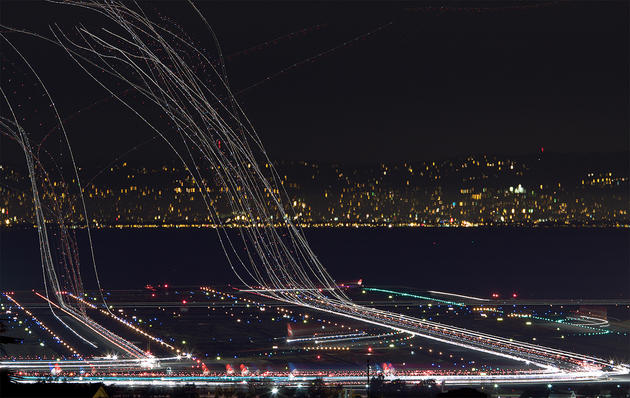 Long Exposure Airport Photos