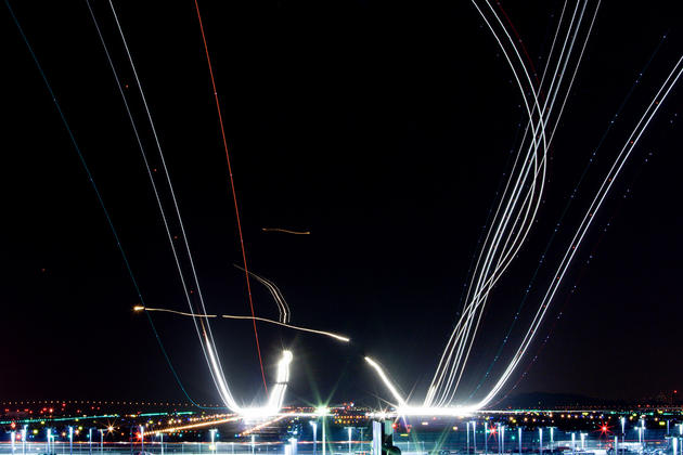 Long Exposure Airport Photos