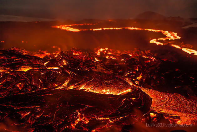 Tolbachik Volcano in Russia