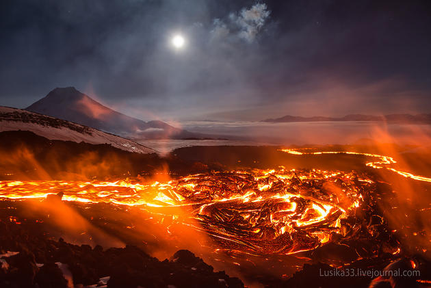 Tolbachik Volcano in Russia