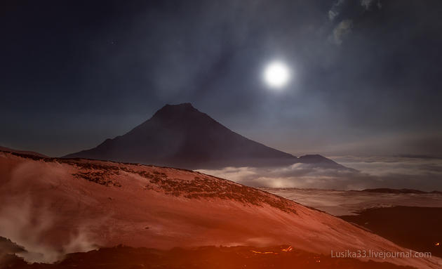 Tolbachik Volcano in Russia