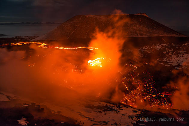 Tolbachik Volcano in Russia