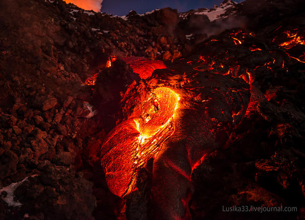 Tolbachik Volcano in Russia